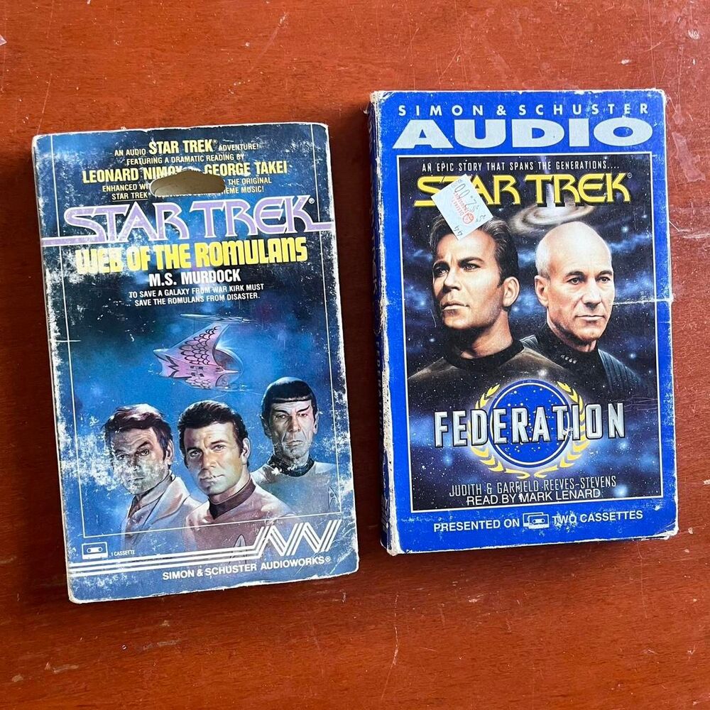 Star Trek Audiobook Cassette tapes Tng